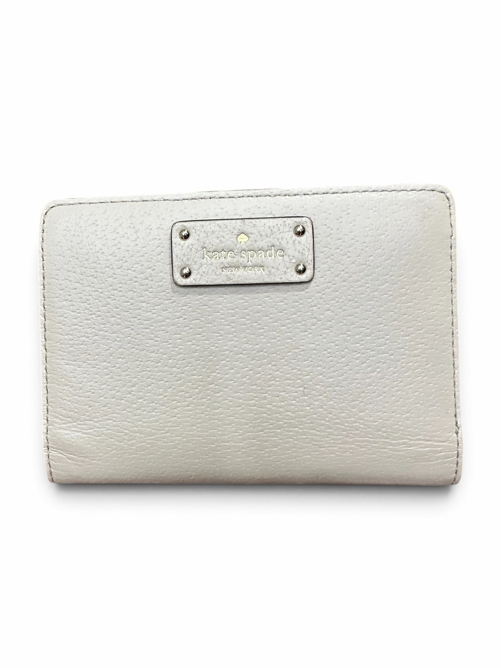 Kate Spade Cream Leather Wallet Passport Travel Organizer NWOT